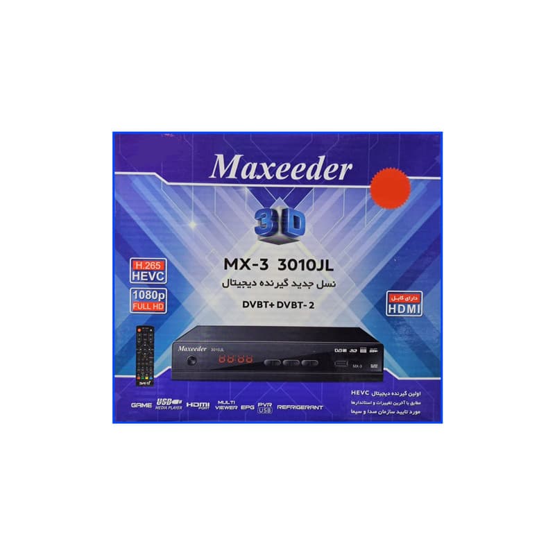 گیرنده دیجیتال مکسیدر مدل MX-3 3010JL — تصویر ۴