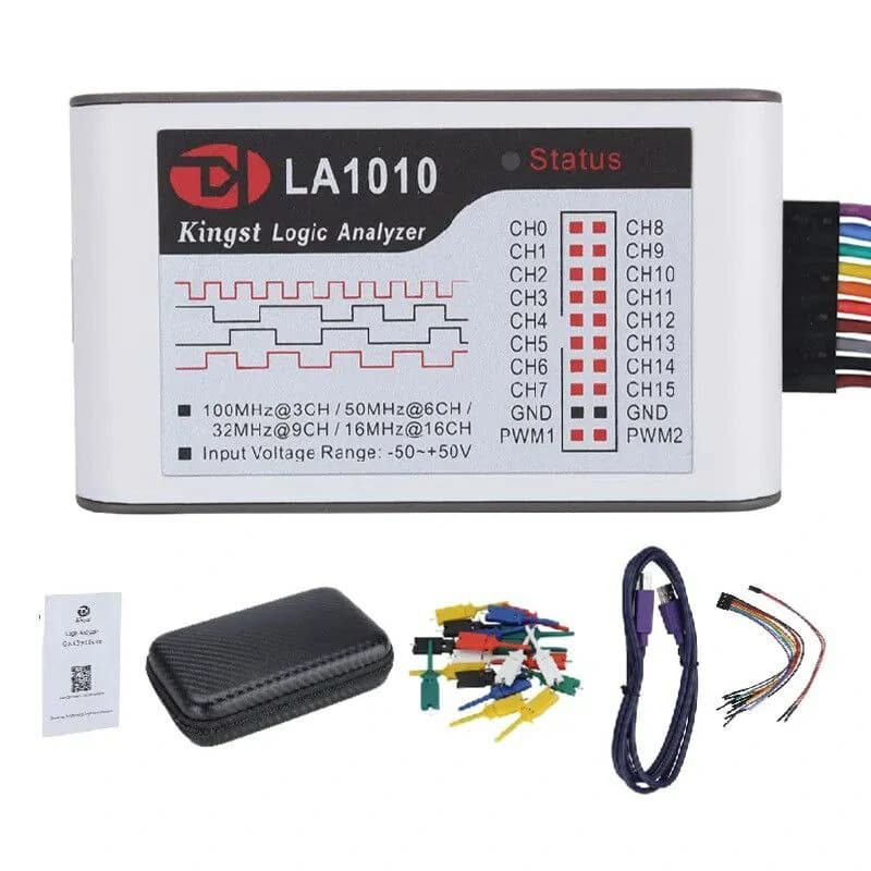 لاجیک آنالایزر 16 کانال حرفه ای 100 مگاهرتز مدل LA1010 — تصویر ۲