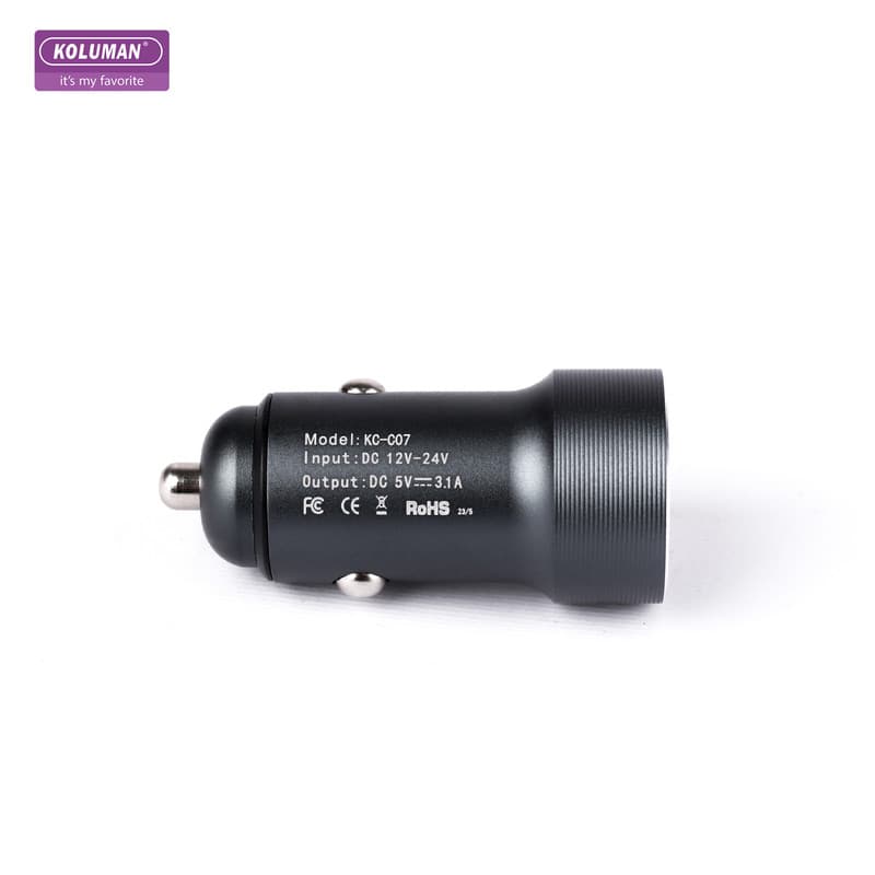 شارژر فندکی 22 وات کلومن مدل KC-C07 به همراه کابل تبدیل USB-C — تصویر ۳
