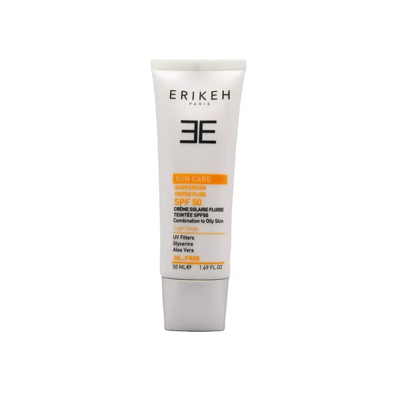 اولترا فلوئید ضد آفتاب بی رنگ و فاقد چربی SPF50 اریکه 50 میل