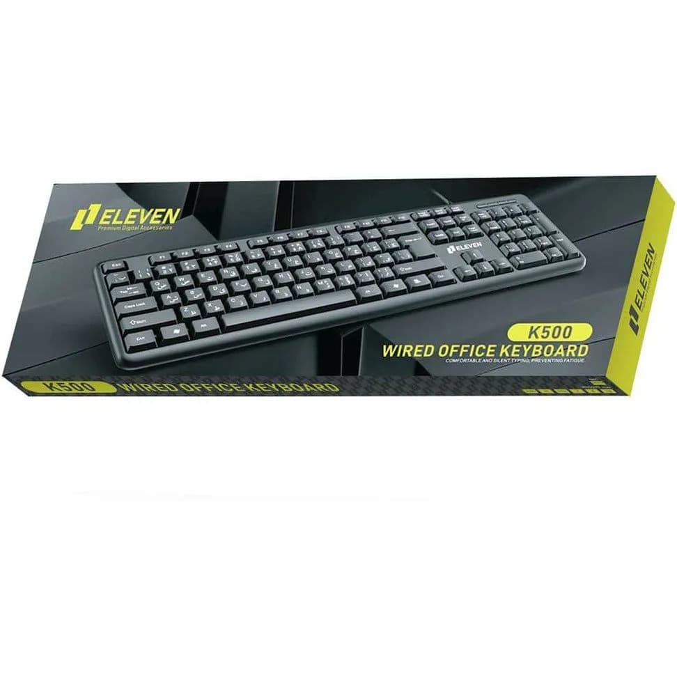 کیبورد سیم دار ایلون مدل ELEVEN K500 — تصویر ۲