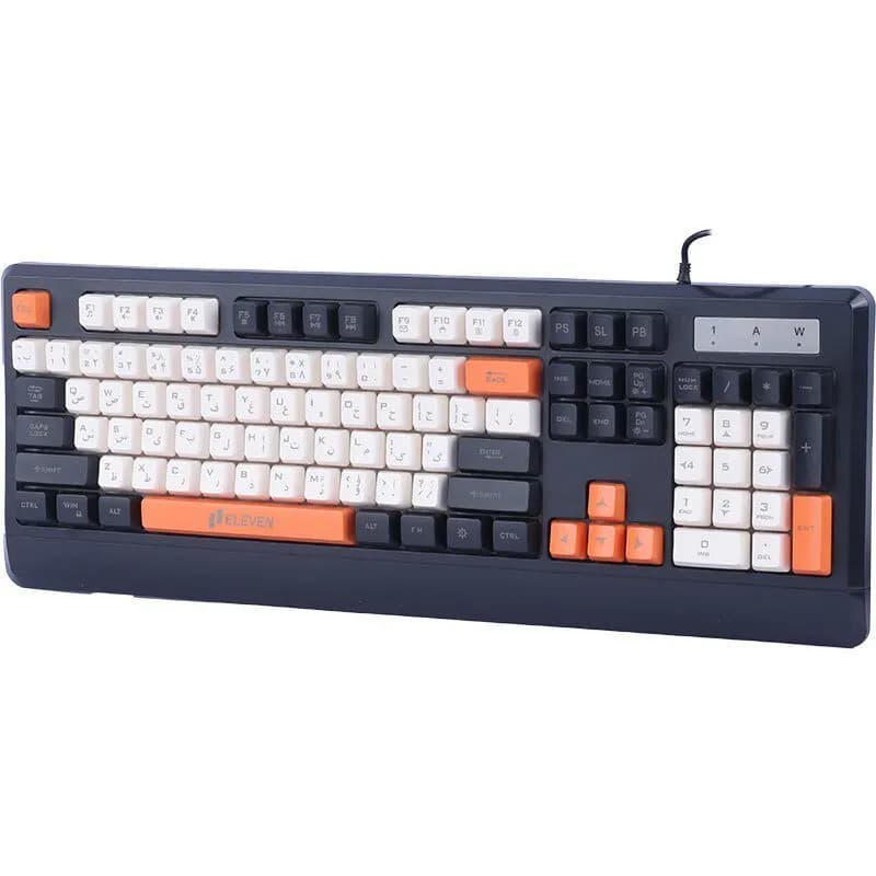 کیبورد سیم دار ایلون ELEVEN GK105 Gaming Membrane — تصویر ۲