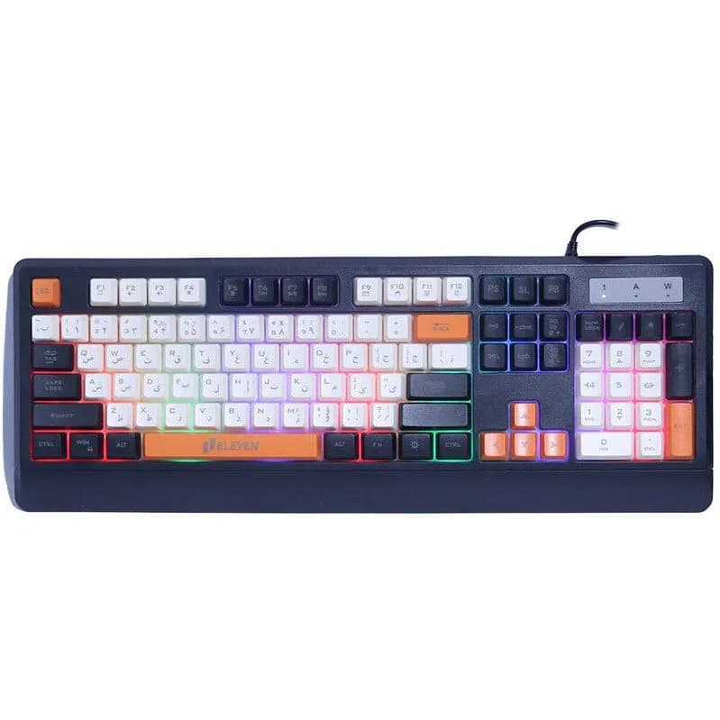کیبورد سیم دار ایلون ELEVEN GK105 Gaming Membrane — تصویر ۶