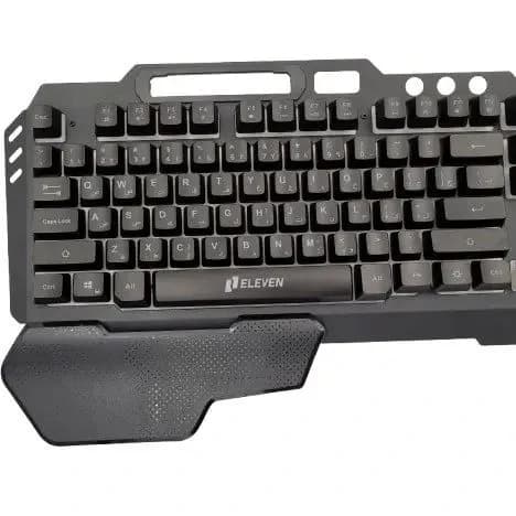 کیبورد سیم دار ایلون مدل ELEVEN GK102N Gaming — تصویر ۵