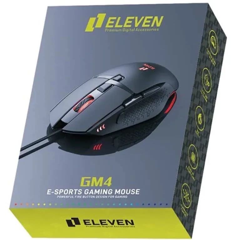 ماوس گیمینگ الون مدل GM4 باسیم — تصویر ۲
