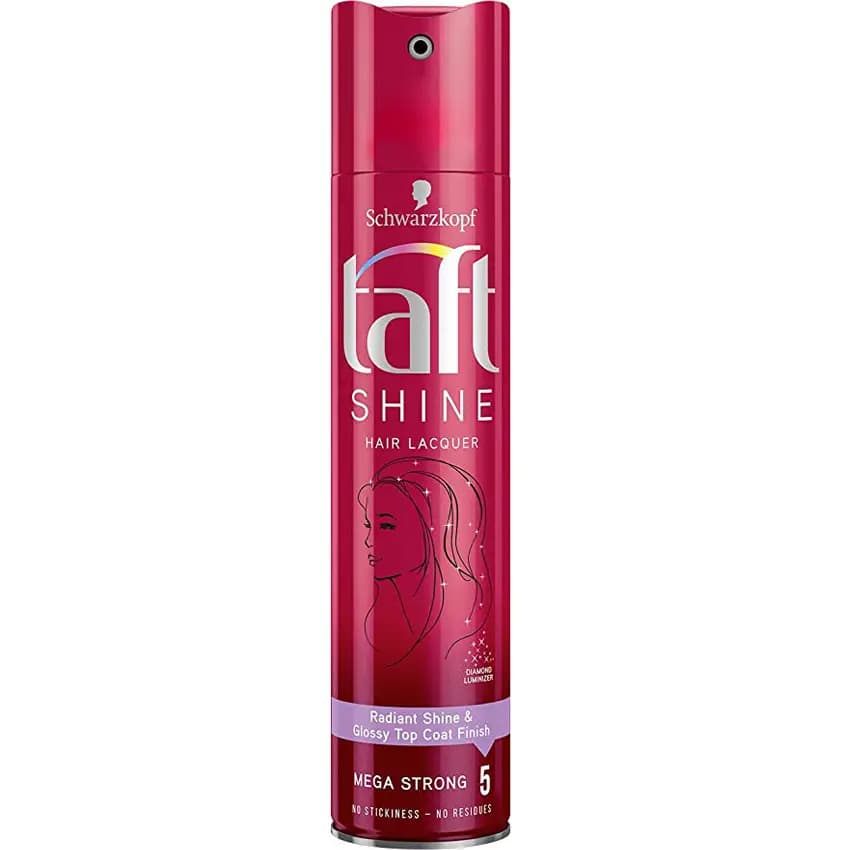 اسپری حالت دهنده و براق کننده قوی مو Shine Mega Strong 5 تافت
