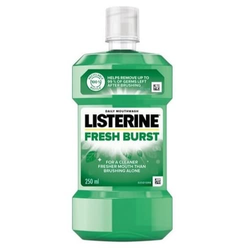 دهانشویه لیسترین Listerine fresh burst حجم 250 میل