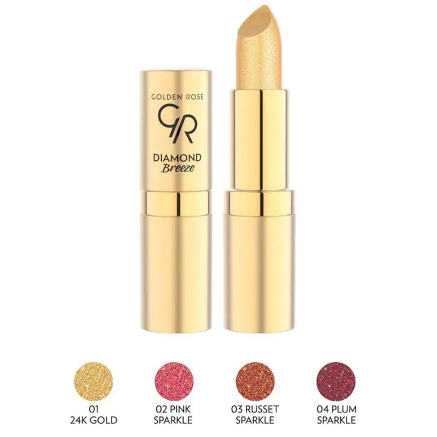 رژ لب جامد دایموند بریز گلدن رز — تصویر ۵
