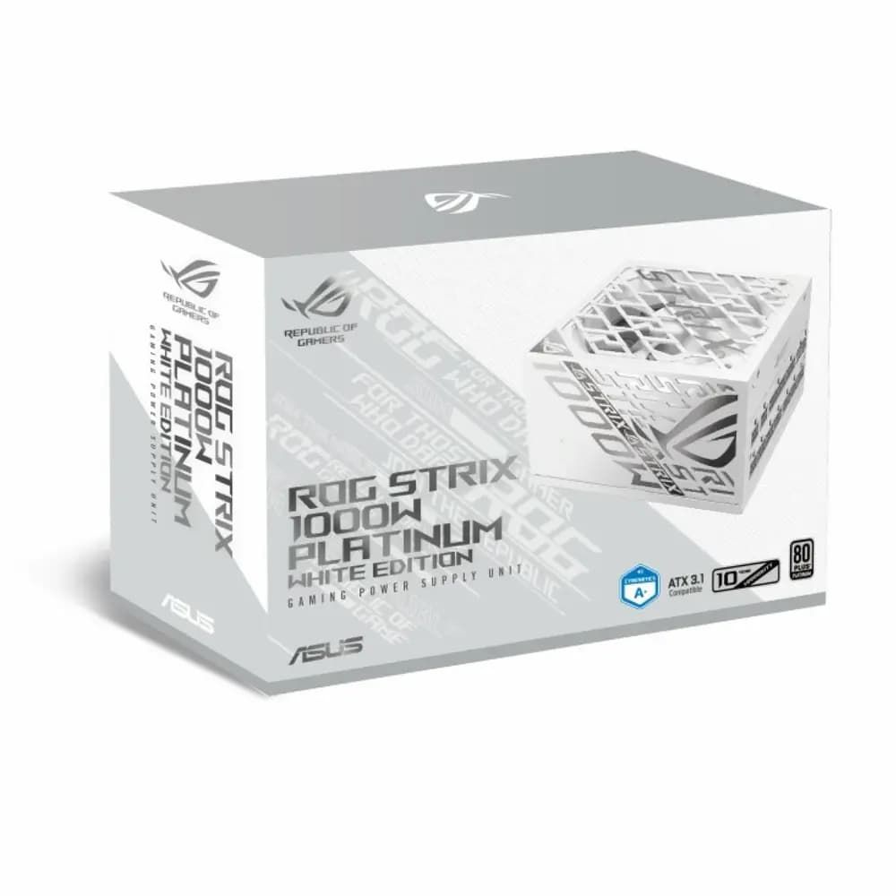 پاور ایسوس مدل ROG STRIX 1000W Platinum – White — تصویر ۳