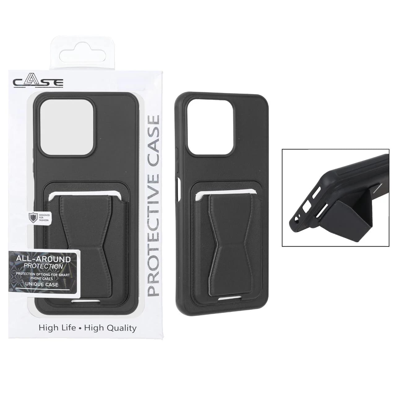 قاب چرمی Magsafe جاکارتی استندشو مگنتی Honor X5b / X5b Plus