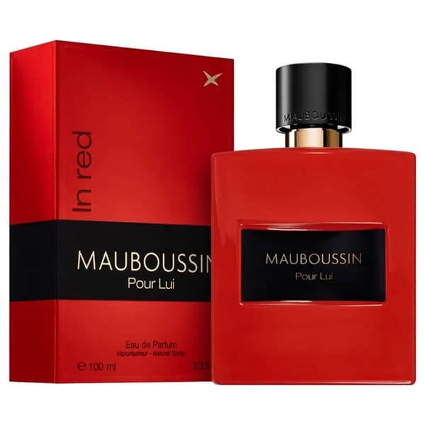 ادو پرفیوم مردانه مابوسین مدل Pour Lul In Red حجم 100 میلی لیتر | Mauboussin Pour Lul In Red Eau De Parfum For man 100 ml