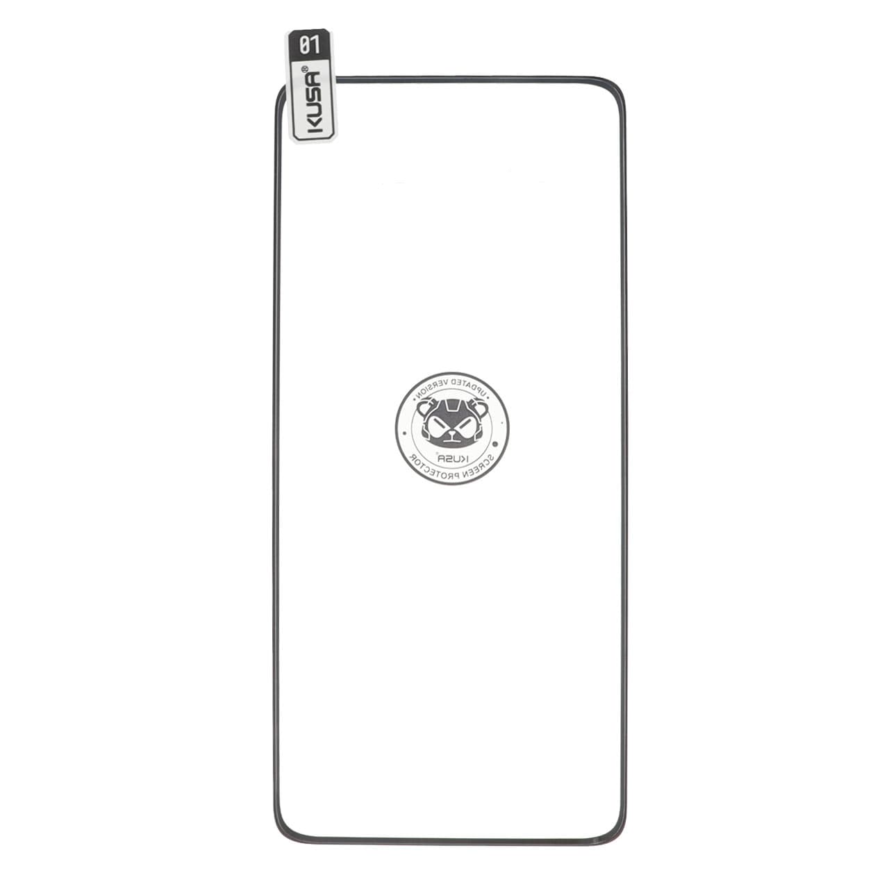 محافظ صفحه نمایش شیشه ای خم فول چسب Full Cover Kusa درجه یک Motorola Edge 60 Pro — تصویر ۲