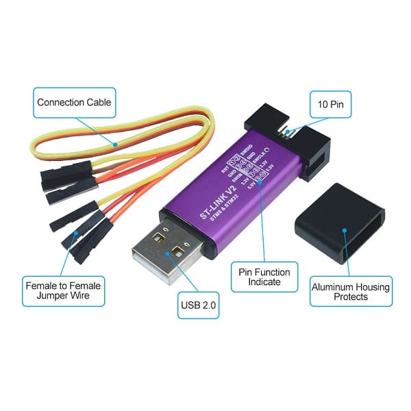 مینی پروگرامر ST-Link V2 — تصویر ۴