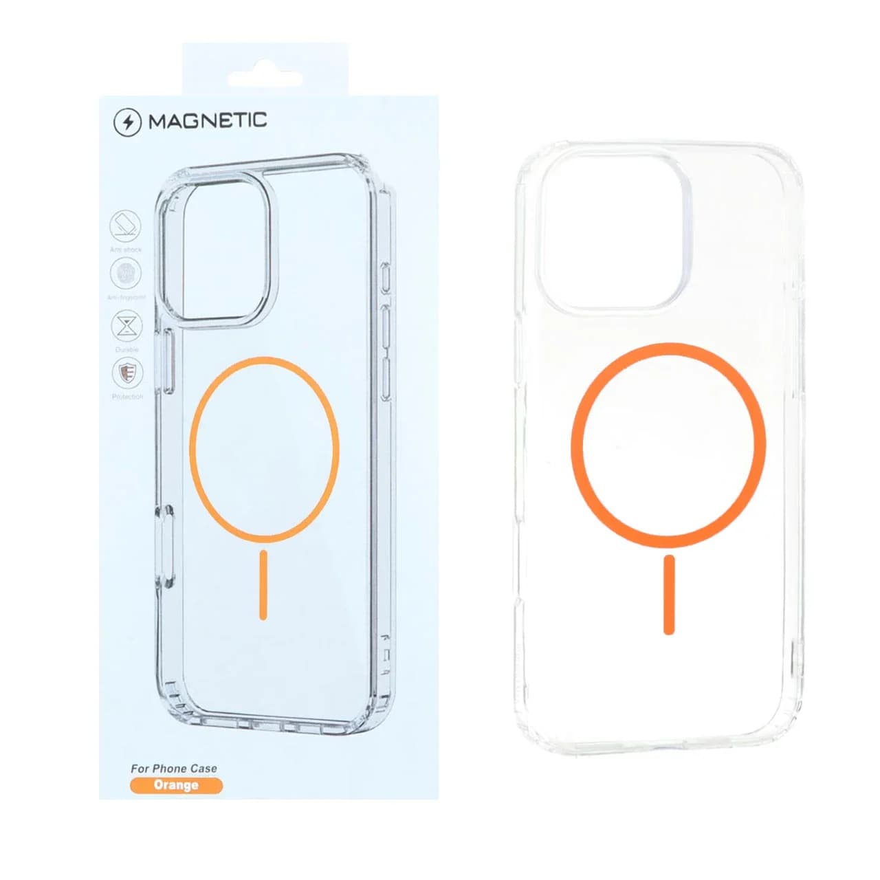قاب اورجینال Magnetic دور ژله ای MagSafe مدل Apple iPhone 16 Pro Max — تصویر ۲