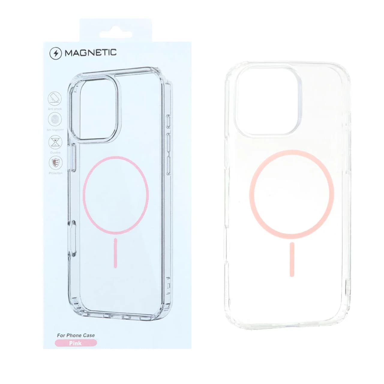 قاب اورجینال Magnetic دور ژله ای MagSafe مدل Apple iPhone 16 Pro Max — تصویر ۳