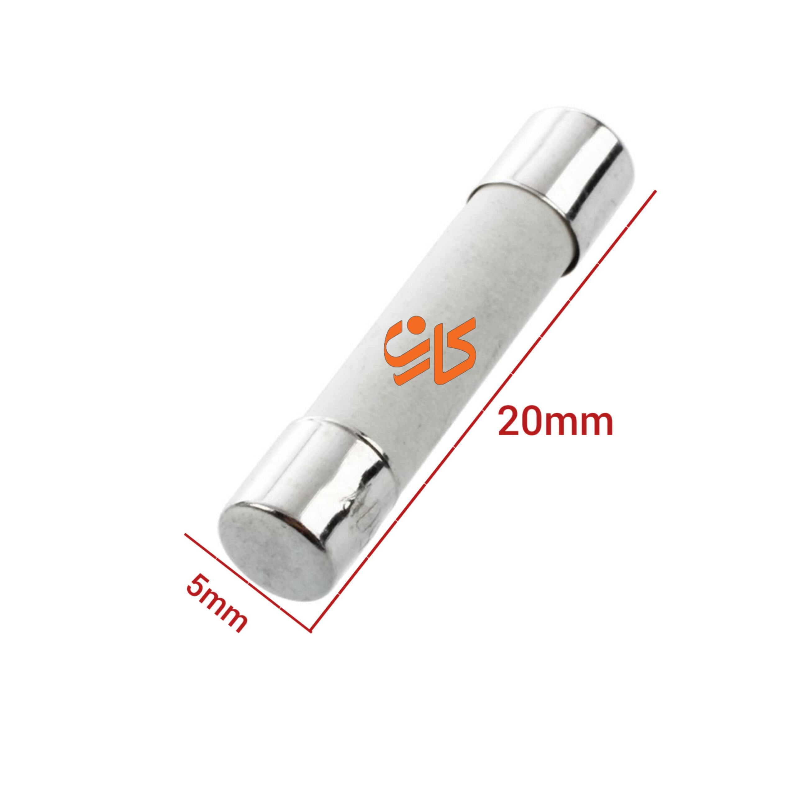 فیوز گچی 3.15 آمپر-20 میلیمتر [F3.15A]