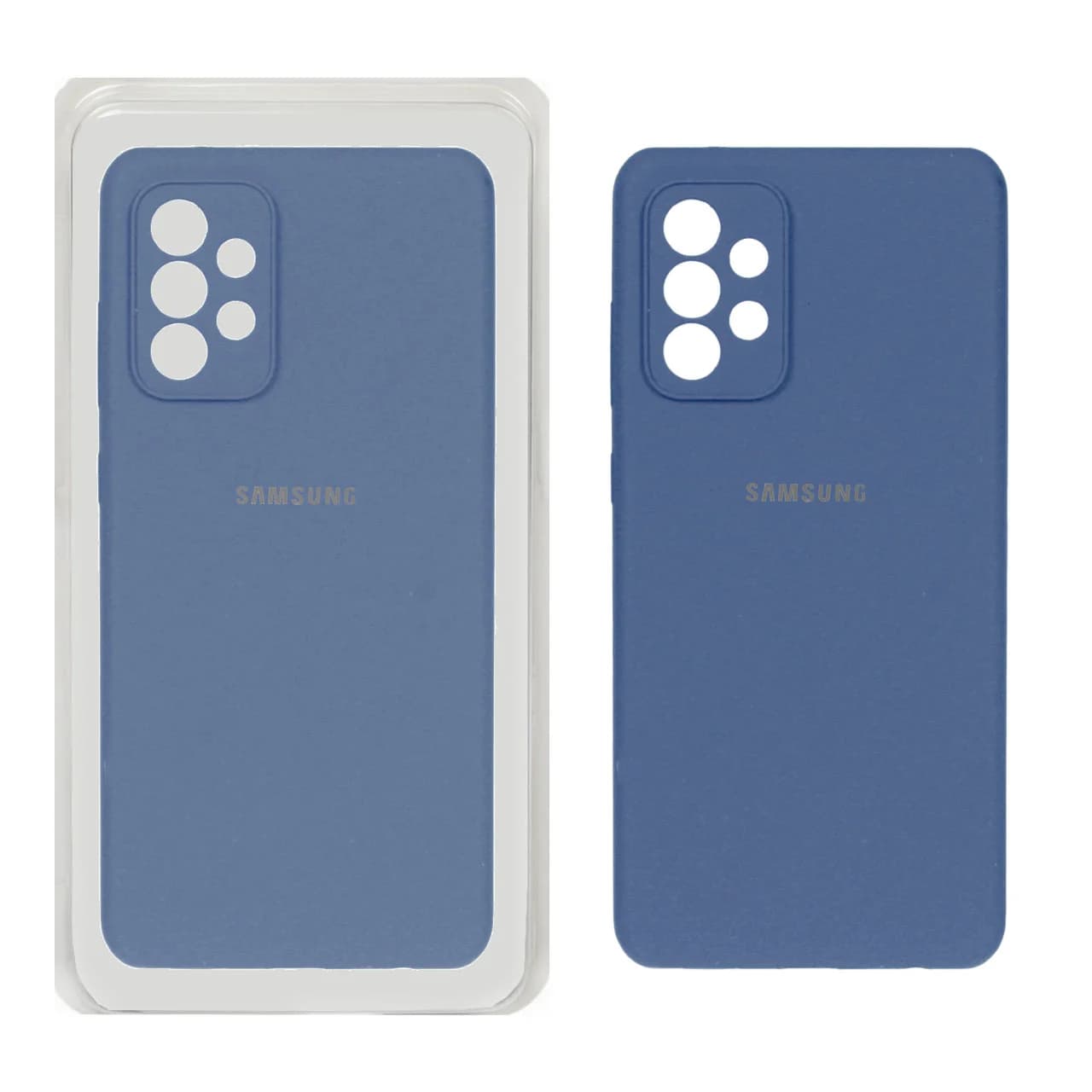 قاب سیلیکونی پاک کنی محافظ لنزدار اورجینال Samsung Galaxy A72