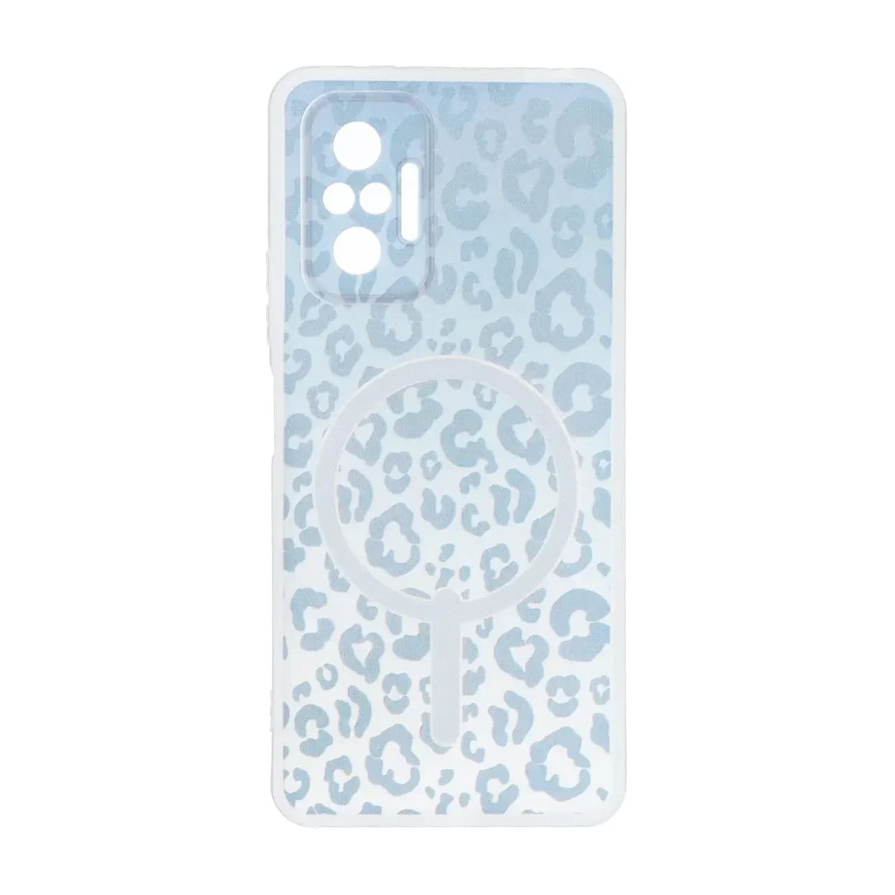 قاب ژله ای پلنگی طرح مگ سیف دور مات محافظ لنزدار Xiaomi Redmi Note 10 Pro 4G / Redmi Note 10 Pro Max