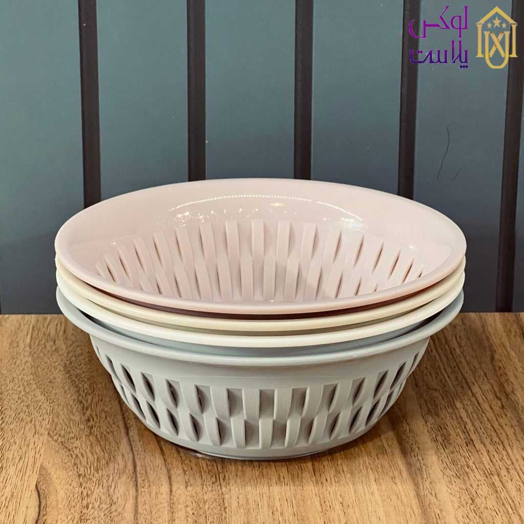 سبد گرد طرح بامبو لیمون در 2 سایز کد 1152 — تصویر ۵