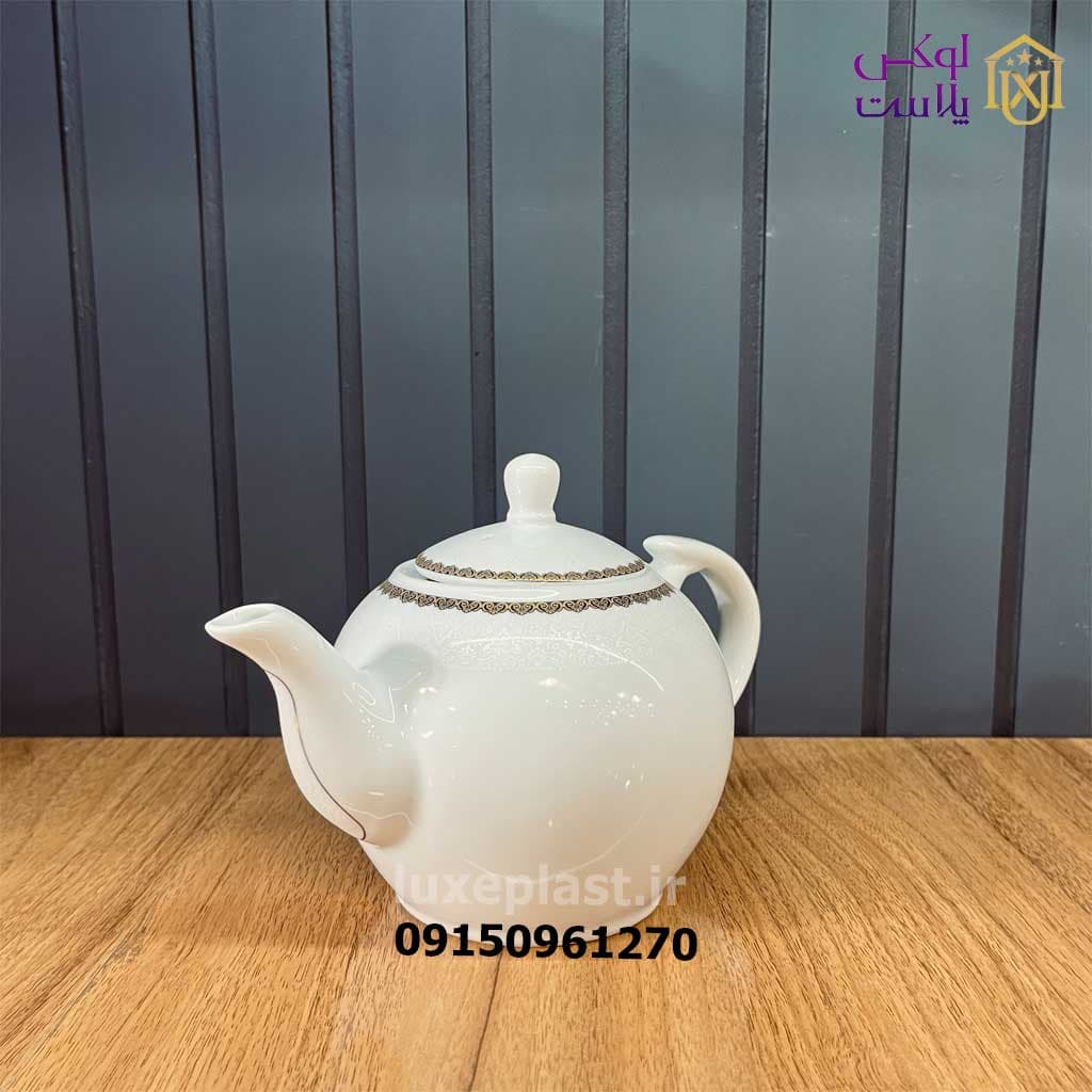 قوری چینی تقدیس مدل طرحدار 6229 — تصویر ۲
