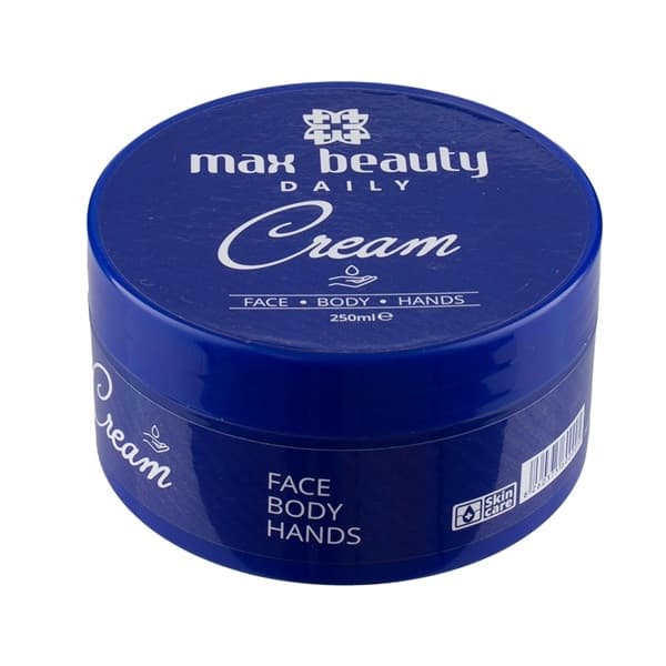 کرم روزانه دست و صورت و بدن کاسه ای مکس بیوتی ۲۵۰ میلی لیتر | Max Beauty Daily Hand And Face And Body Cream 250ml