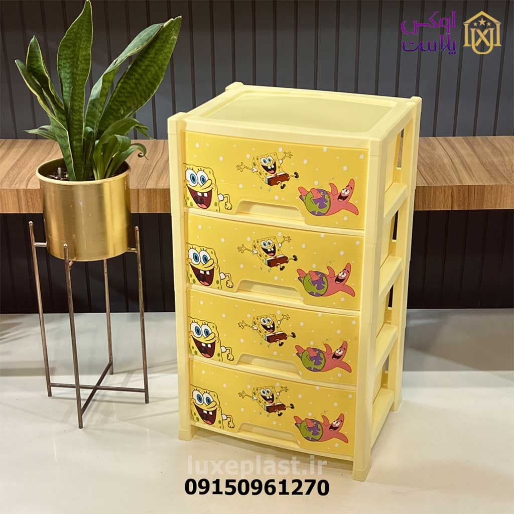 فایل 4 کشو باب اسفنجی برند یزدگل — تصویر ۳