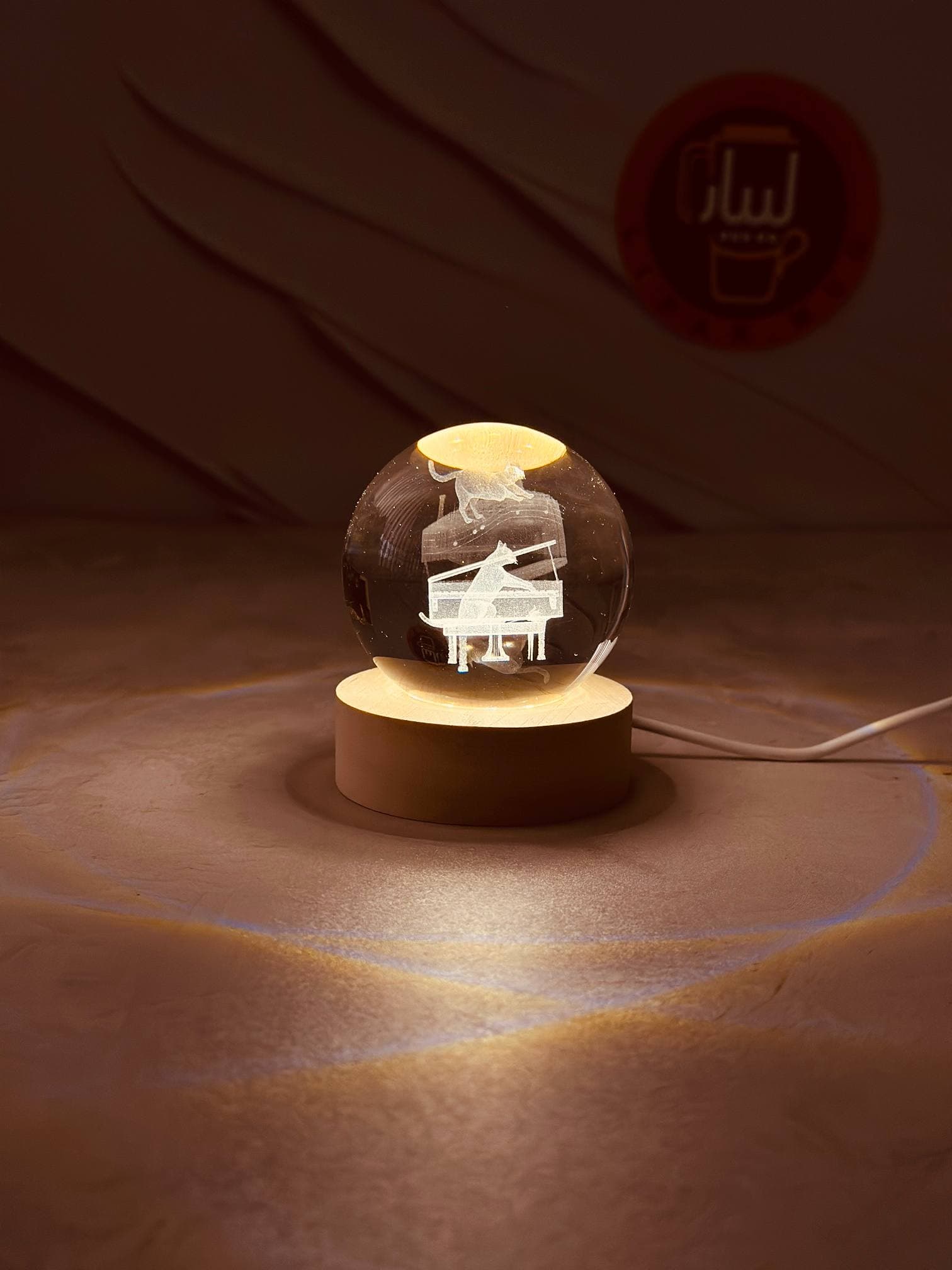 گوی کریستالی سایز کوچک کد 2180 — تصویر ۶
