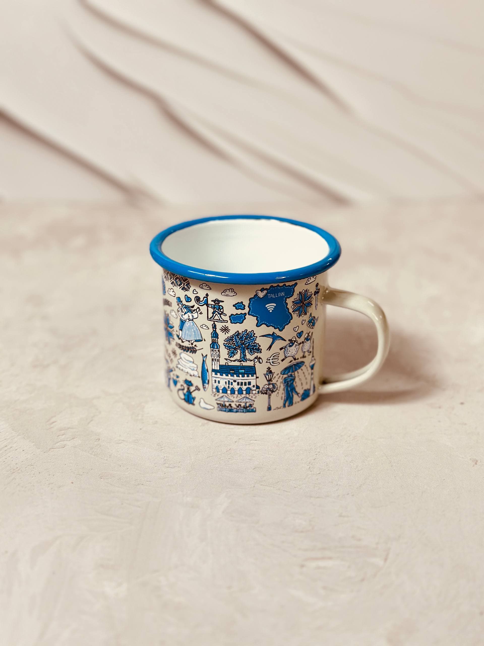 ماگ لعابی لبه دار درجه یک کد 5484 — تصویر ۷