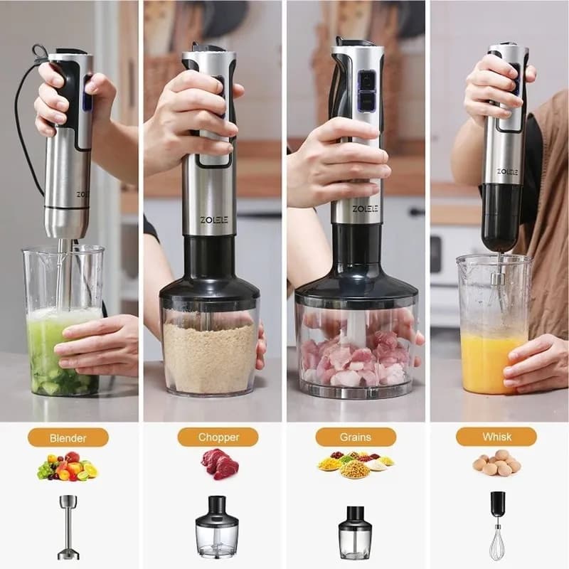 همزن برقی و غذاساز چندکاره شیائومی مدل Zolele 4in1 Blender HB1200 — تصویر ۸