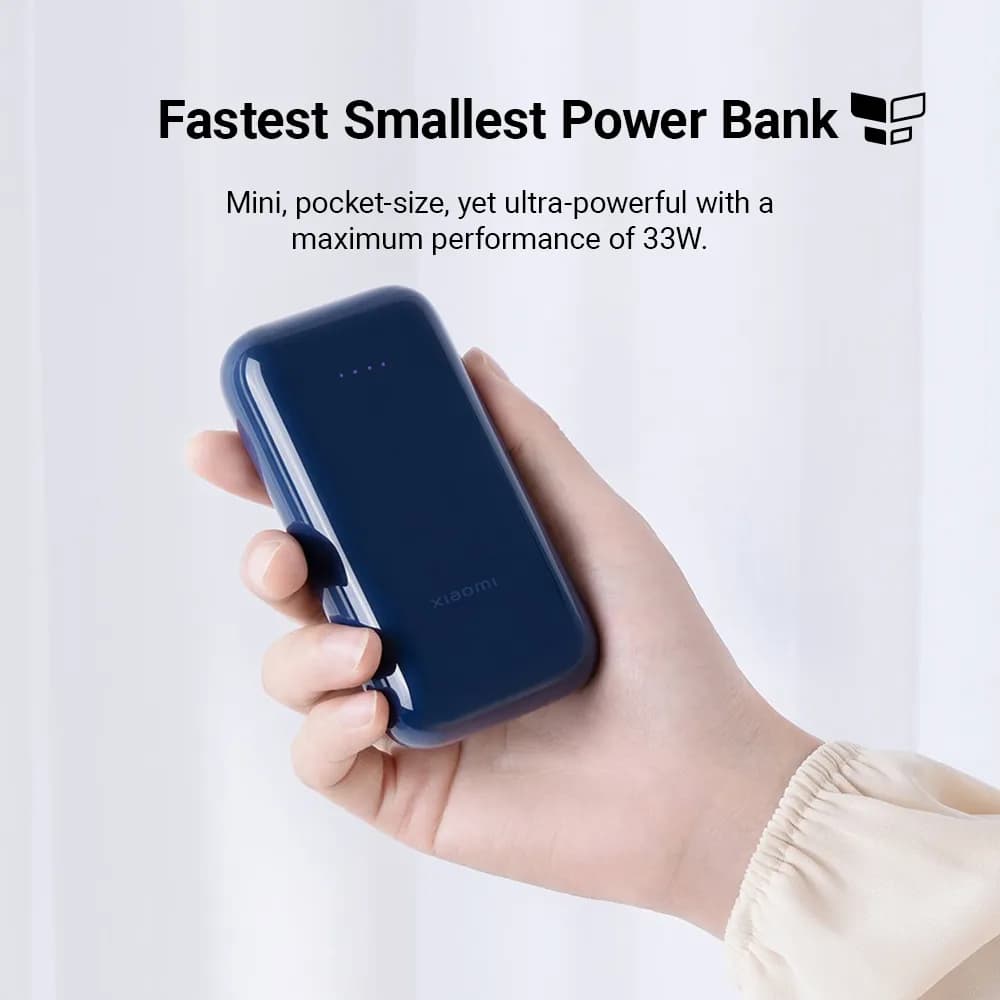 پاوربانک شیائومی مدل Xiaomi Power Bank Pocket Edition Pro 33W 10000mAh — تصویر ۸