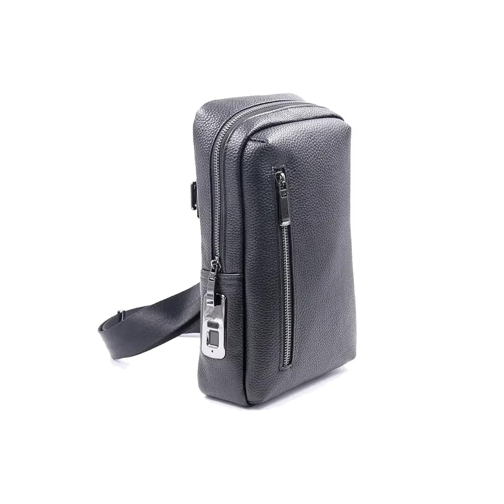 کیف دستی چرمی هوشمند با سنسور اثر انگشت کمری فیپیلوک مدل Fipilock FL-V2214 — تصویر ۵
