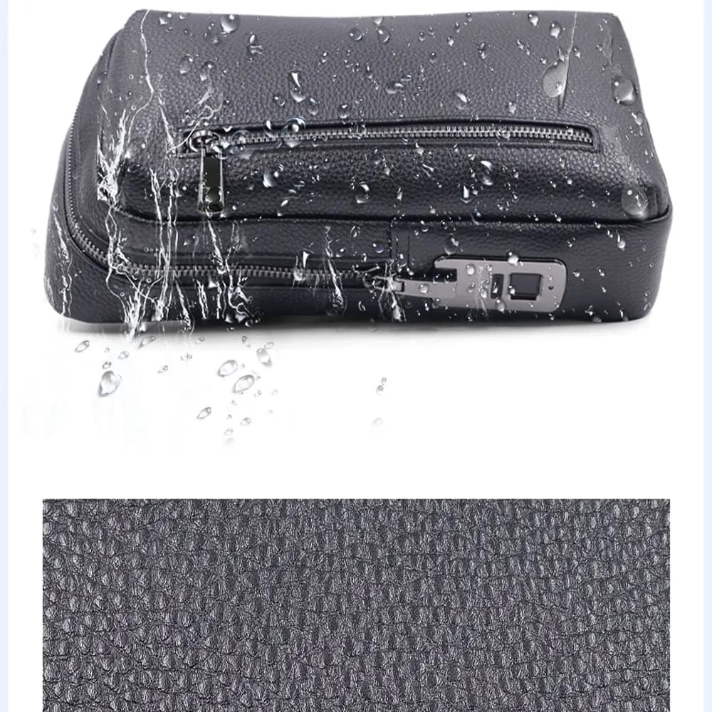 کیف دستی چرمی هوشمند با سنسور اثر انگشت کمری فیپیلوک مدل Fipilock FL-V2214 — تصویر ۸