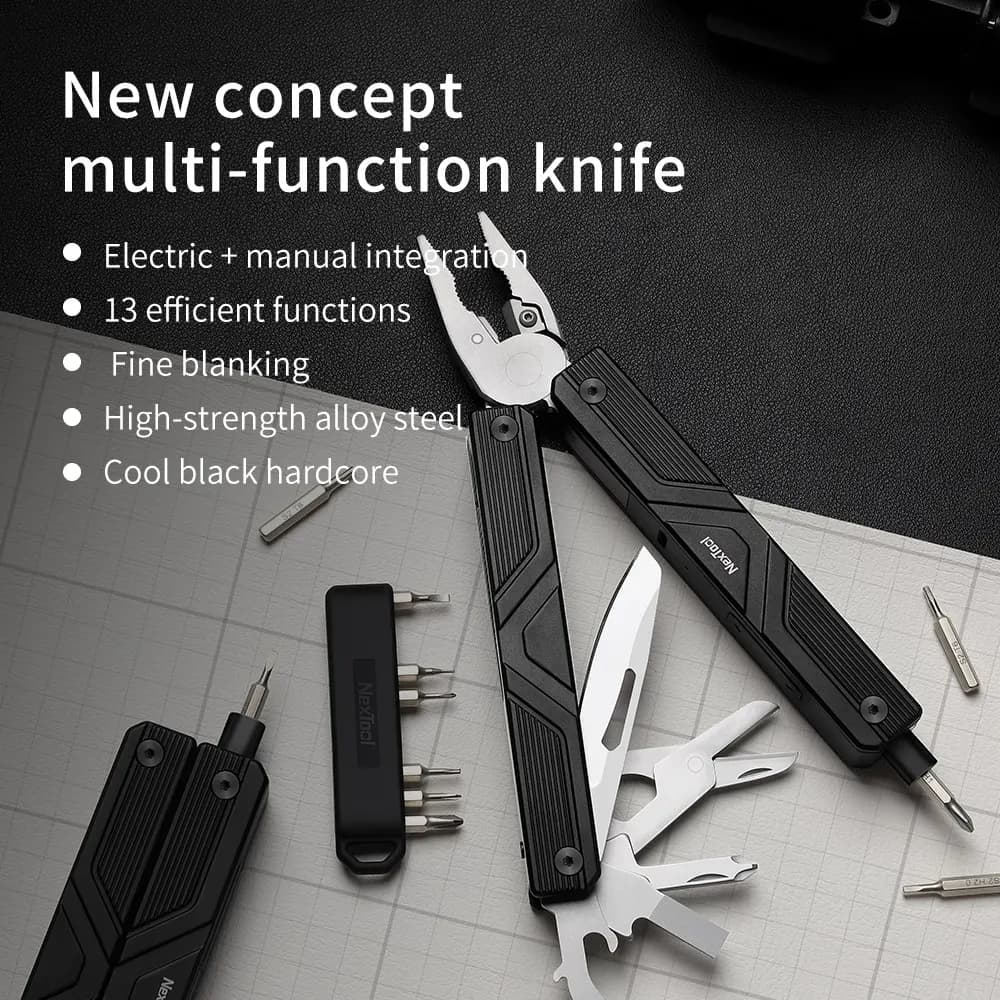 ابزار چند کاره شارژی شیائومی مدل NexTool Gemini 13-in-1 Electric Multi Tool NE20213 — تصویر ۴