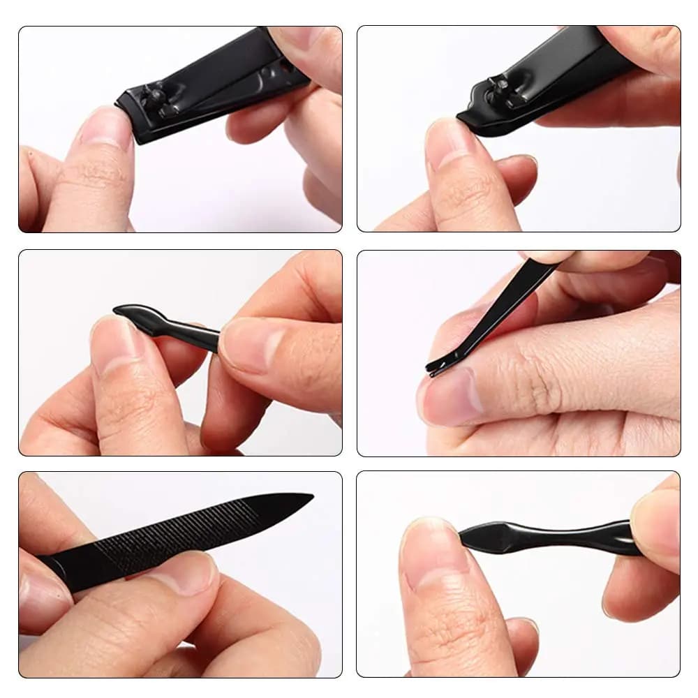 ست مانيکور لایفوز مدل ‎Layfuz 23 PCS stainless steel manicure sets — تصویر ۲
