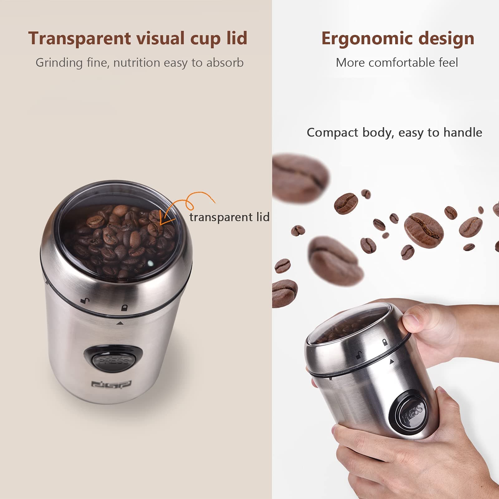 خردکن و گریندر دی اس پی مدل DSP Grinder kA-3045 — تصویر ۲