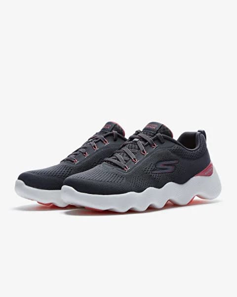 کفش زنانه اسکیچرز اورجینال -طوسی Skechers Go Walk Massage Fit 124903 GYPK — تصویر ۵