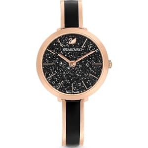 ساعت مچی مشکی سوئیسی سواروسکی اورجینال Swarovski Crystalline Delight watch 5580530