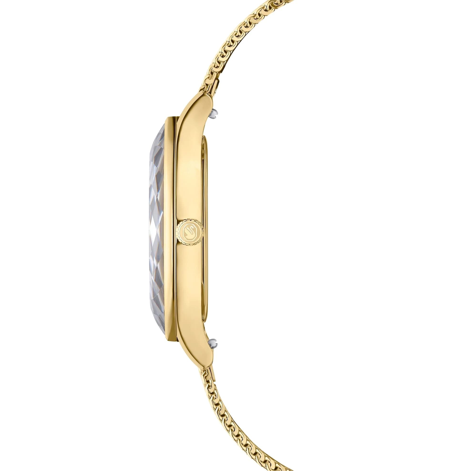 ساعت مچی گلد طلایی سوئیسی سواروسکی اورجینال Swarovski Octea Nova watch 5649993 — تصویر ۵