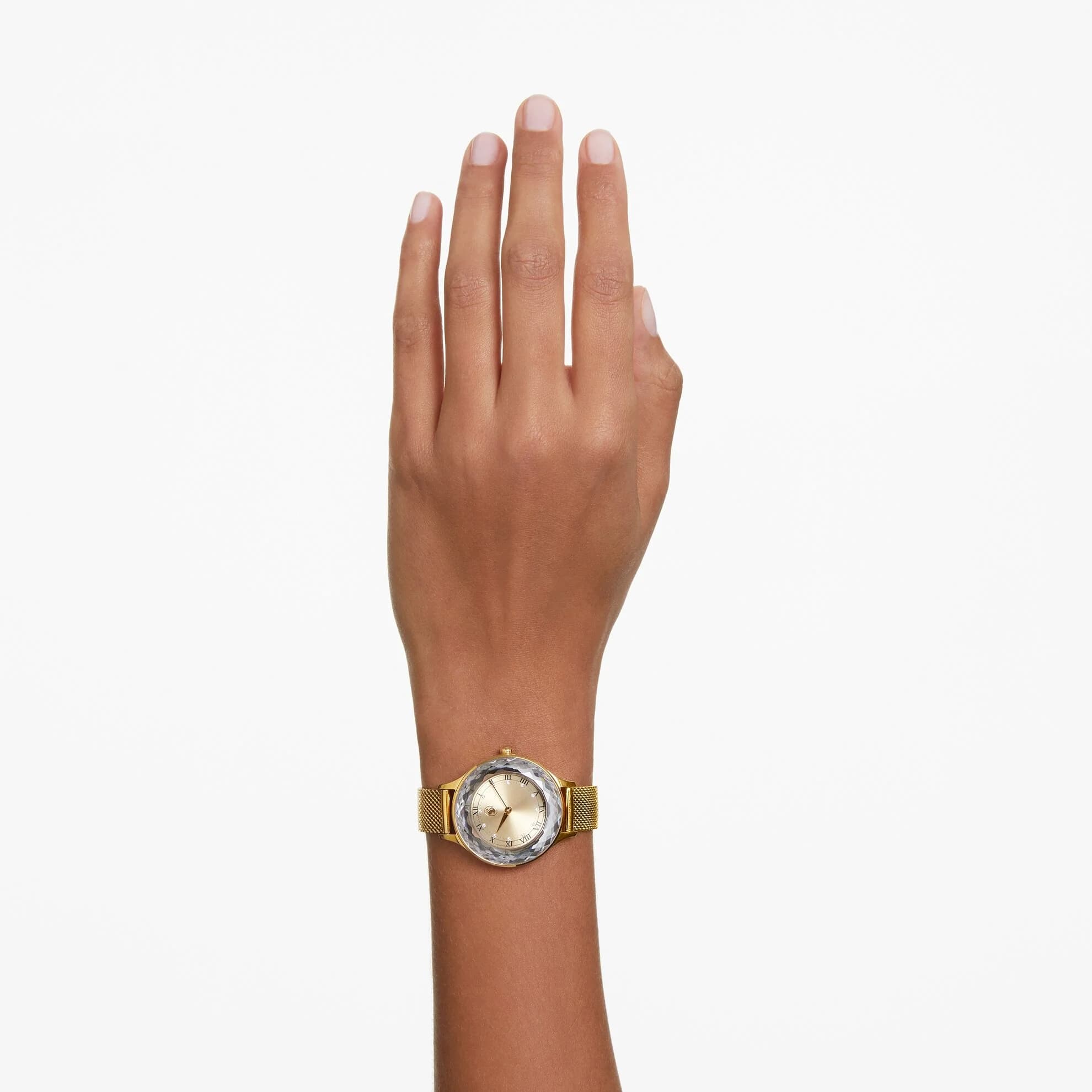 ساعت مچی گلد طلایی سوئیسی سواروسکی اورجینال Swarovski Octea Nova watch 5649993 — تصویر ۲