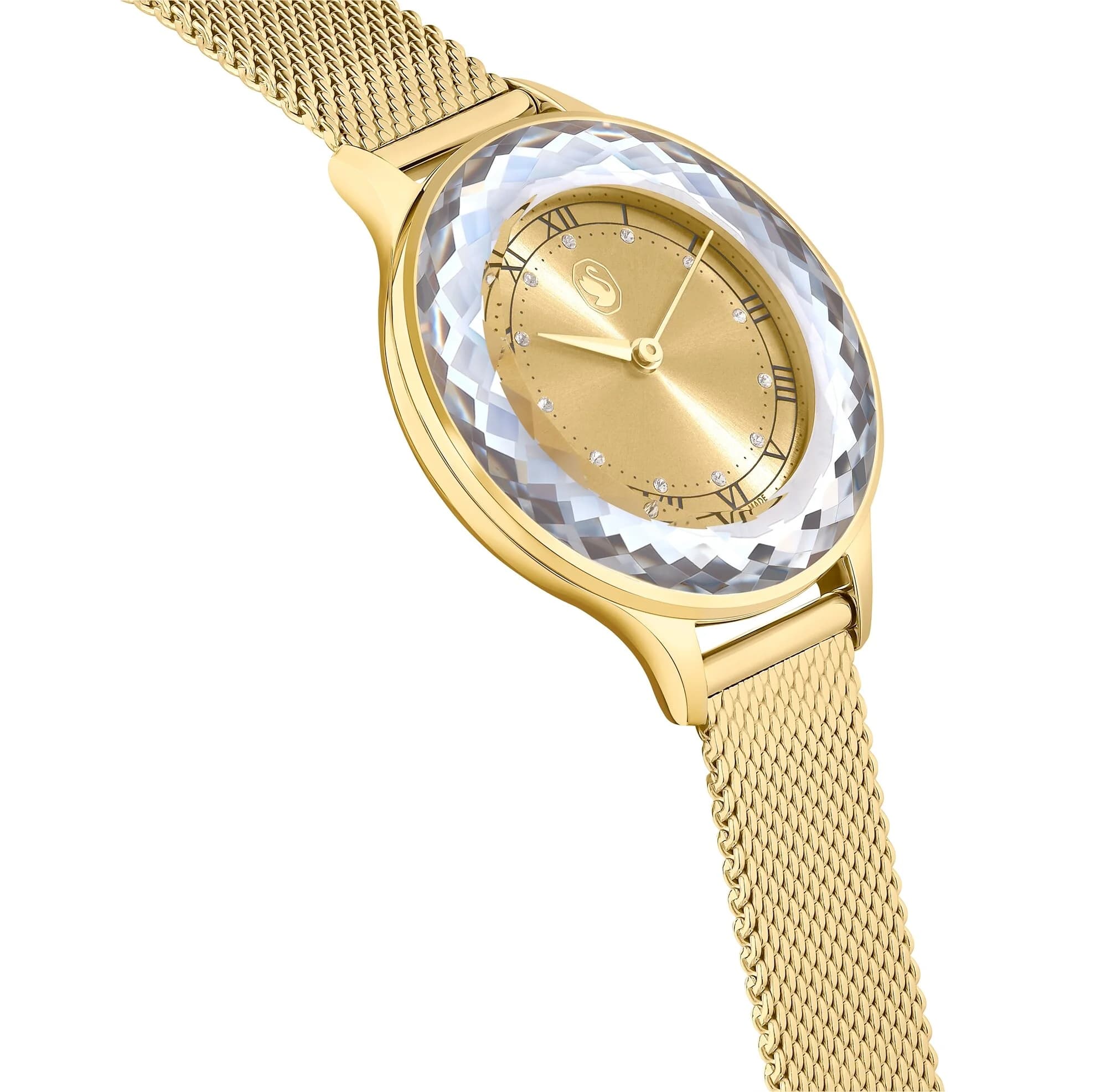 ساعت مچی گلد طلایی سوئیسی سواروسکی اورجینال Swarovski Octea Nova watch 5649993 — تصویر ۴