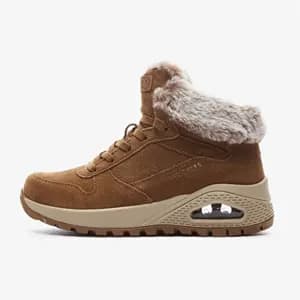کفش زنانه اسکیچرز اورجینال -قهوه ای Skechers Uno Rugged 167433 CSNT