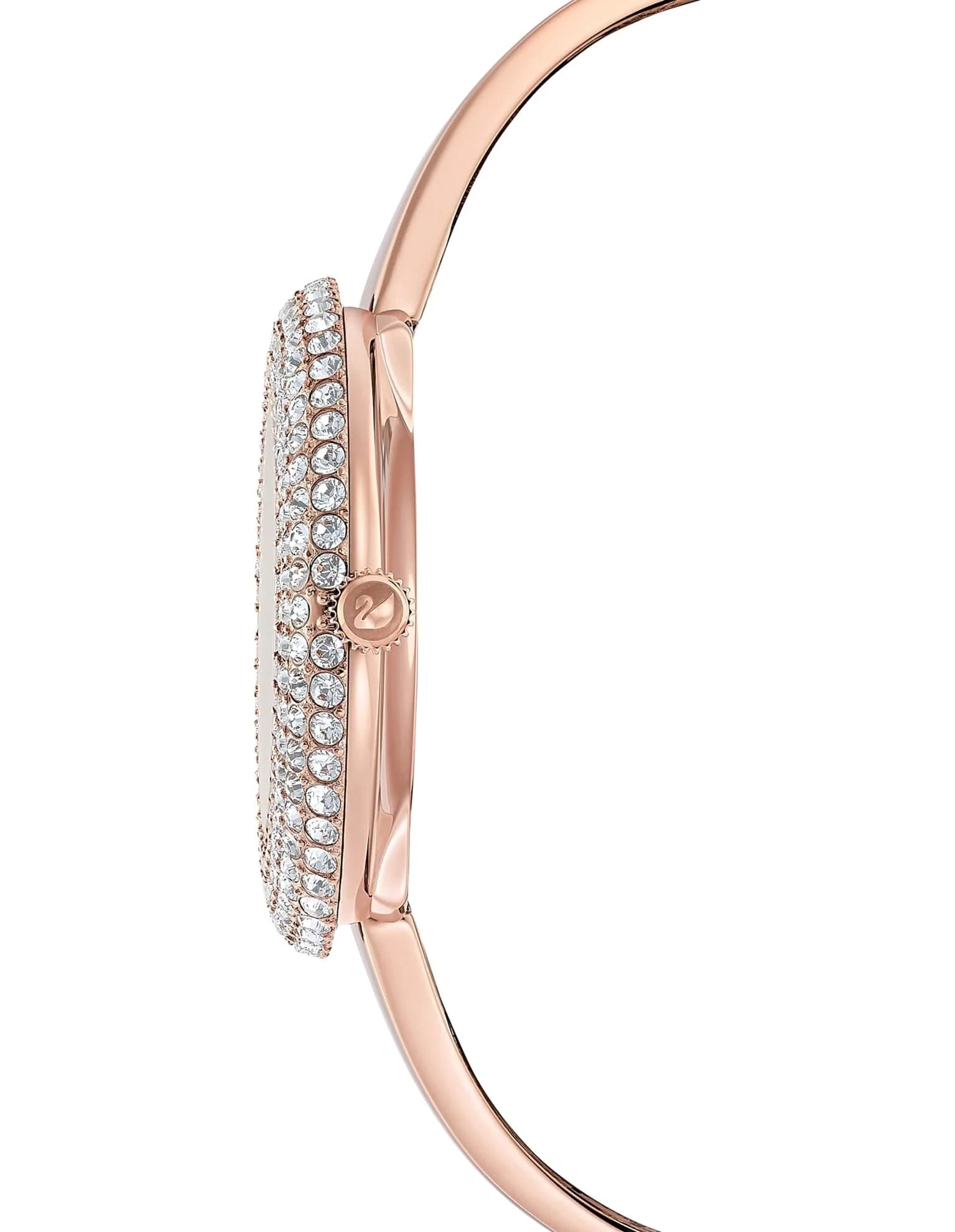 ساعت مچی رز گلد سوئیسی سواروسکی اورجینال Swarovski Crystal Rose watch 5484073 — تصویر ۴