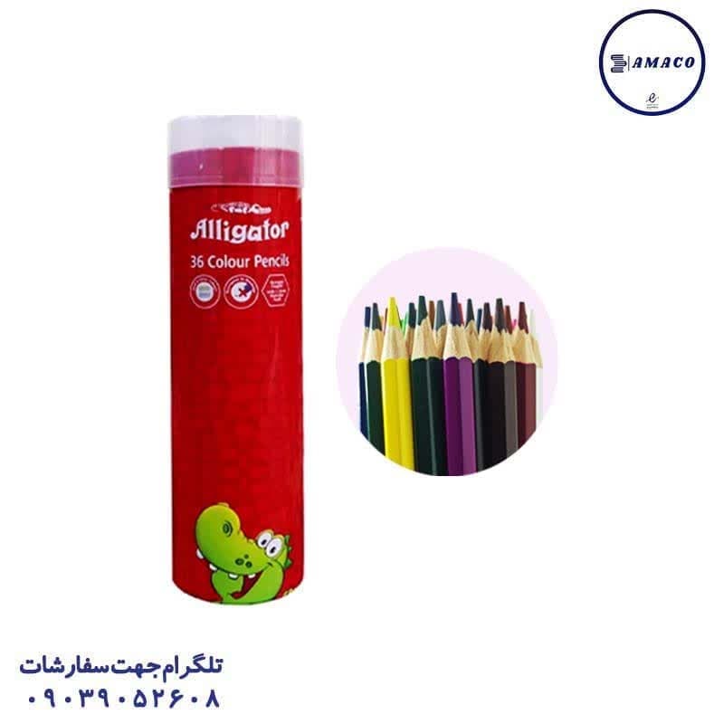 الیگیتور – مداد رنگی 36 استوانه 0009