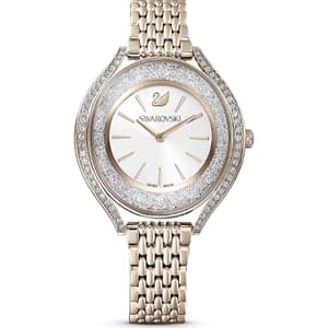 ساعت مچی گلد طلایی سوئیسی سواروسکی اورجینال Swarovski Crystalline Aura watch 5519456