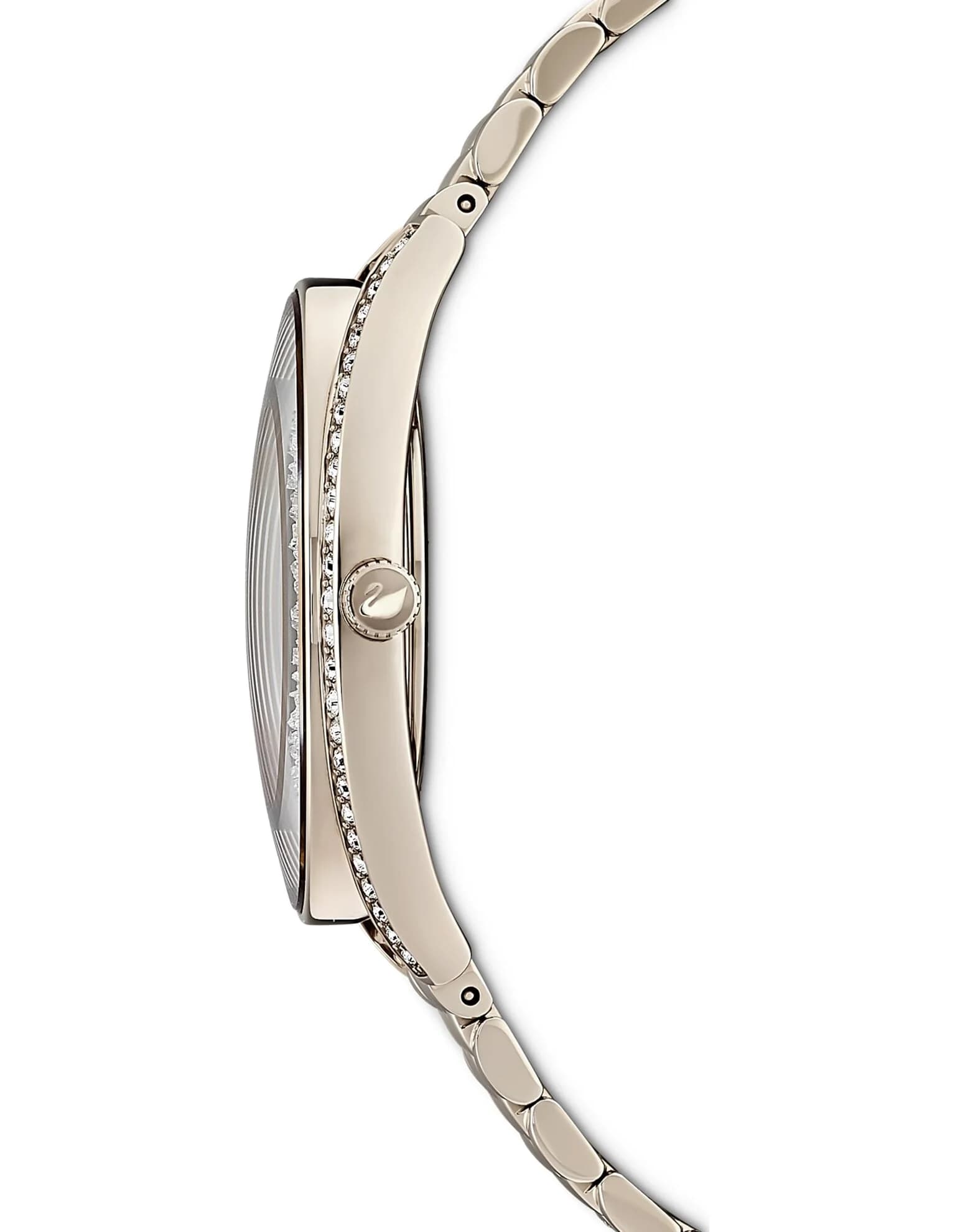 ساعت مچی گلد طلایی سوئیسی سواروسکی اورجینال Swarovski Crystalline Aura watch 5519456 — تصویر ۶