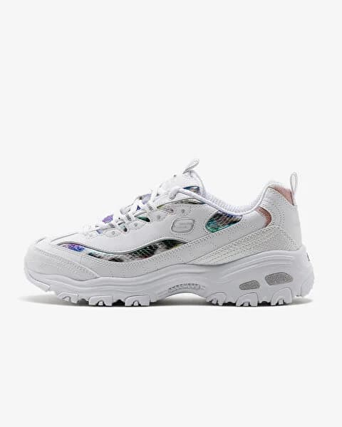 کفش زنانه اسکیچرز اورجینال -سفید Skechers D’lites-Wild Star 149264 WMLT — تصویر ۲