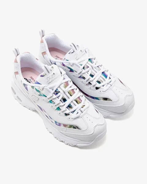 کفش زنانه اسکیچرز اورجینال -سفید Skechers D’lites-Wild Star 149264 WMLT — تصویر ۷