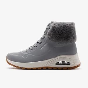 کفش زنانه اسکیچرز اورجینال -طوسی Skechers Uno Rugged – Fall Air 167274 GRY