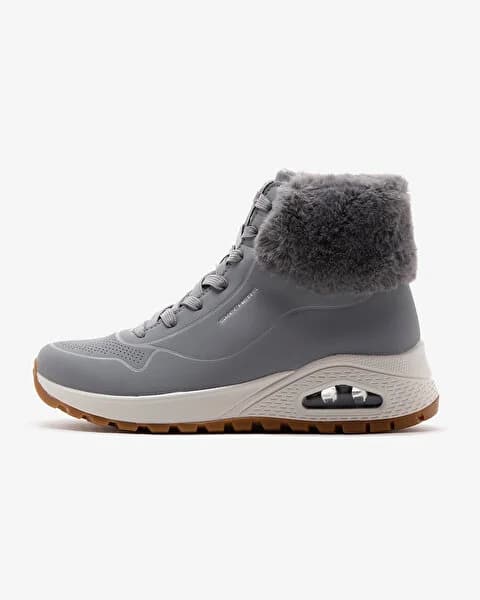 کفش زنانه اسکیچرز اورجینال -طوسی Skechers Uno Rugged – Fall Air 167274 GRY — تصویر ۲