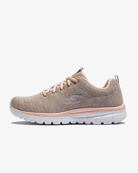 کفش زنانه اسکیچرز اورجینال -صورتی Skechers Graceful-Twisted Fortune 12614 NTCL — تصویر ۲
